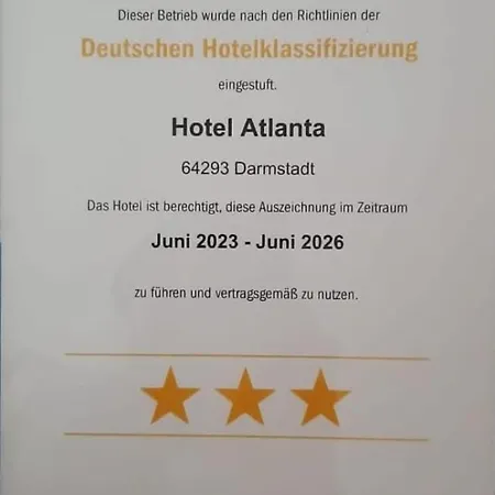 Hotell Atlanta Budget Darmstadt